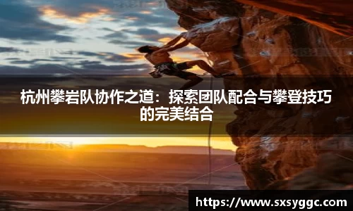 杭州攀岩队协作之道：探索团队配合与攀登技巧的完美结合