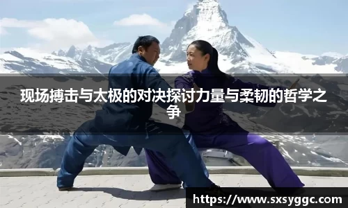 现场搏击与太极的对决探讨力量与柔韧的哲学之争