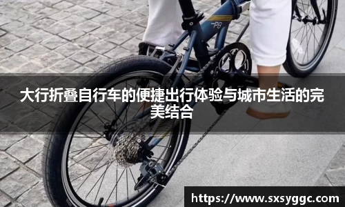 大行折叠自行车的便捷出行体验与城市生活的完美结合